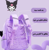 کوله دخترانه کرومی و ملودی وارداتی آویز دار